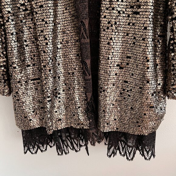 Free People Stardust Lace & Sequin Jacket - Picture 6 of 10